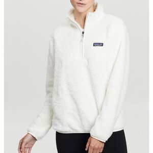 Patagonia Los Gatos 1/4-Zip Fleece in Birch White Size S ~ Pristine